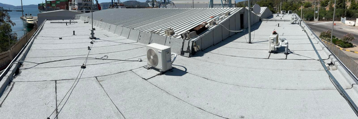 Μόνωση ταράτσας σε εξοχική κατοικία